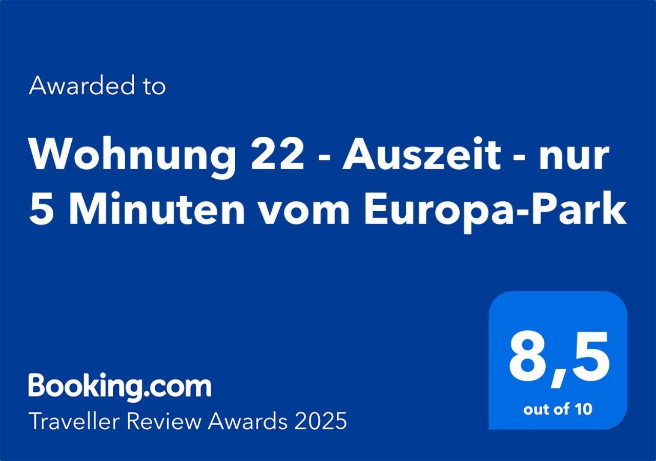 Wohnung 22 - Auszeit - Nur 5 Minuten Vom Europa-Park Kappel-Grafenhausen Esterno foto